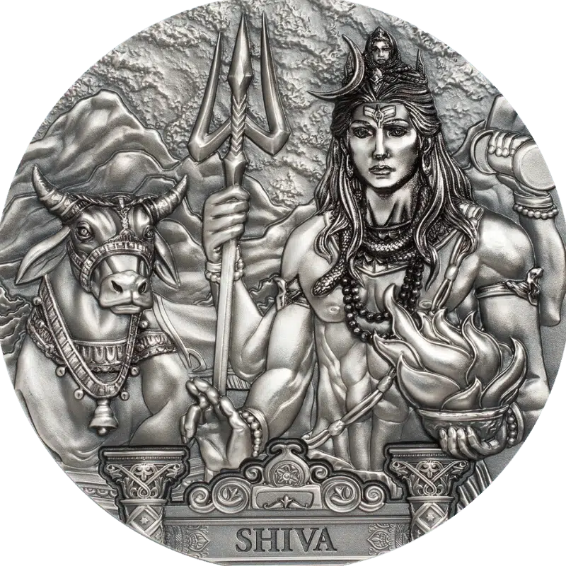 Ancient Gods - Shiva Silver Coin 3 Oz 2020