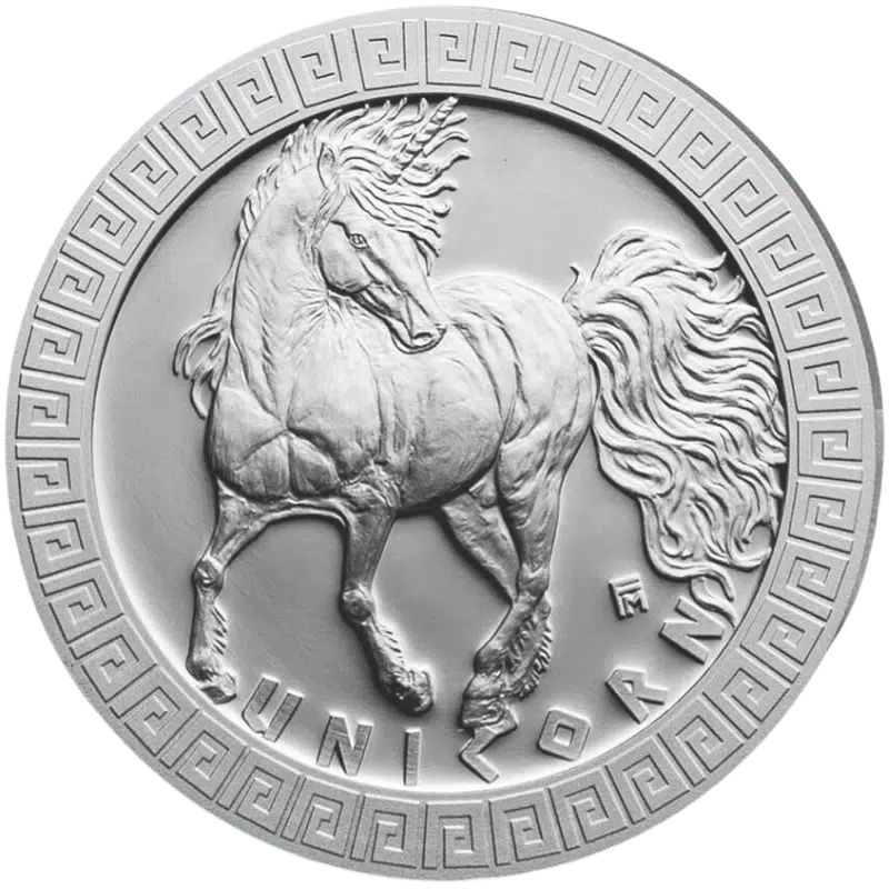 Czech Mythical Creatures - Unicorn Silver Coin 1 Oz 2021