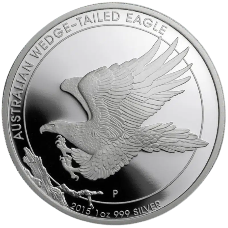 Australian Wedge - Tailed Eagle Silver Coin 1 Oz 2015