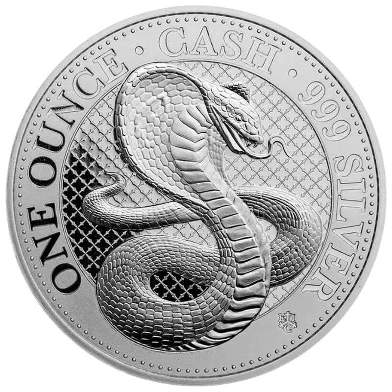 Cash Indian Wildlife - Cobra Silver Coin 1 Oz 2022