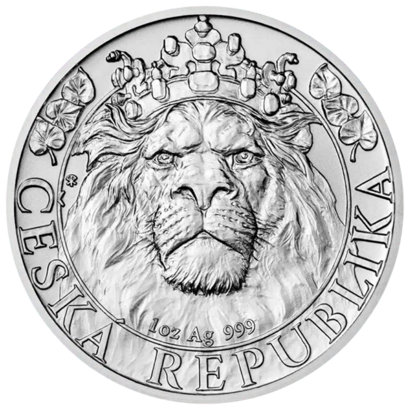 Czech Lion Silver Coin 1 Oz 2022