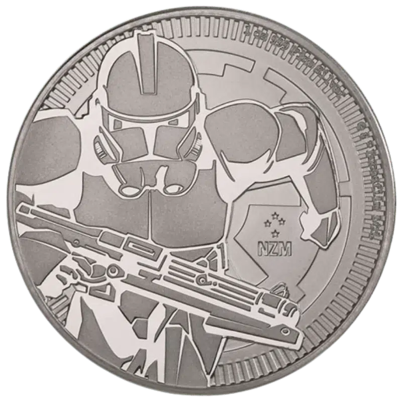 Star Wars - Clone Trooper Silver Coin 1 Oz 2019