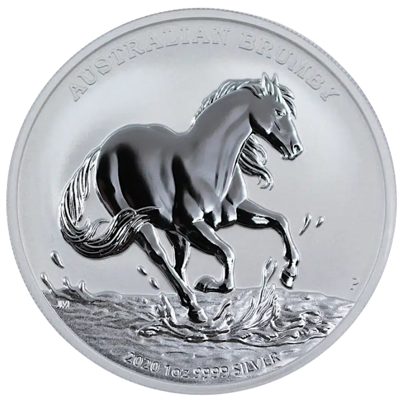 Australian Brumby Silver Coin 1 Oz 2020
