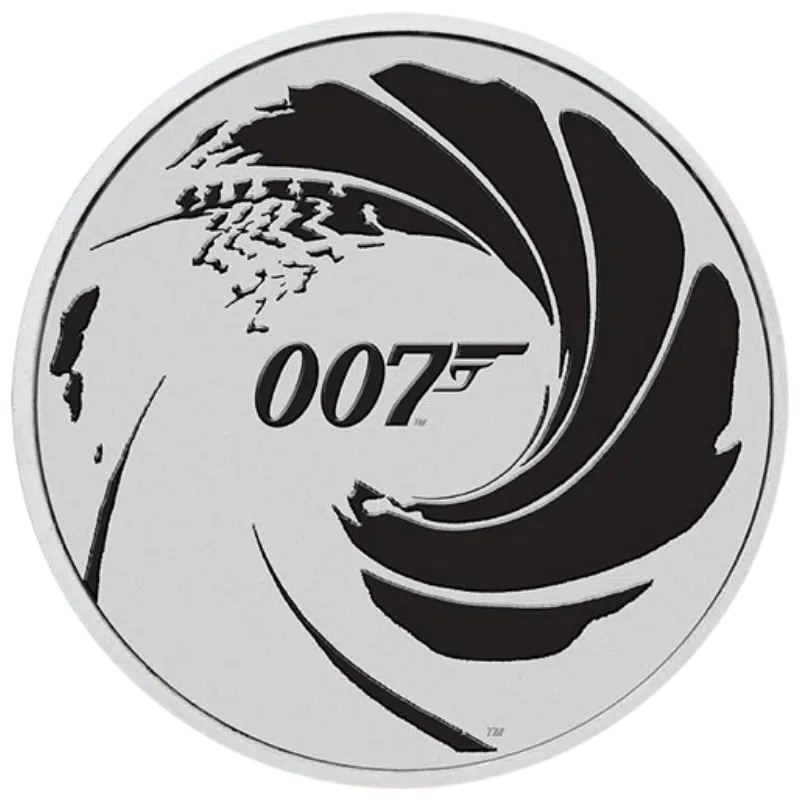James Bond 007 Silver Coin 1 Oz 2022