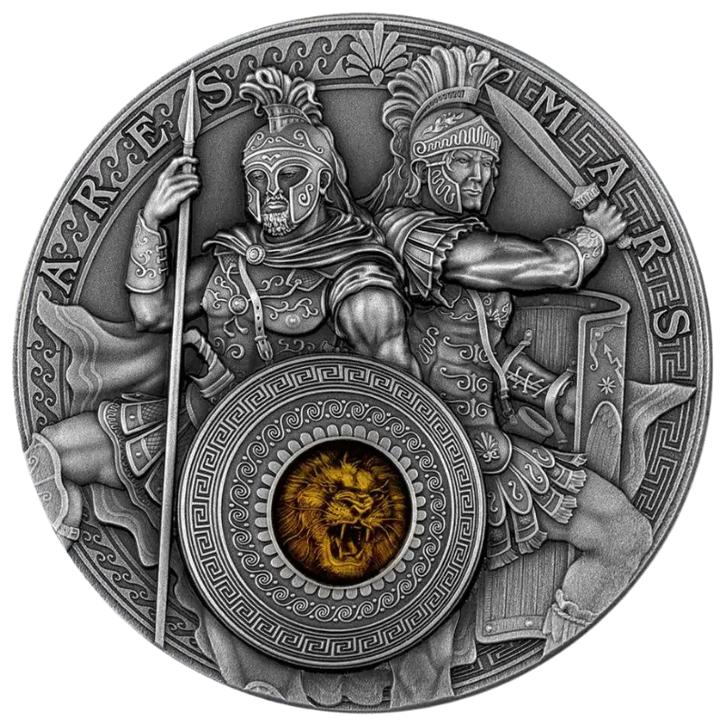 Goddesses - Ares And Mars Silver Coin 2 Oz 2021