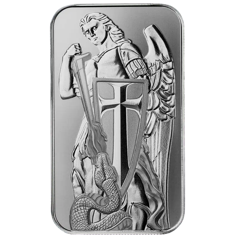 Scottsdale Archangel Michael Silver Bar 1 Oz