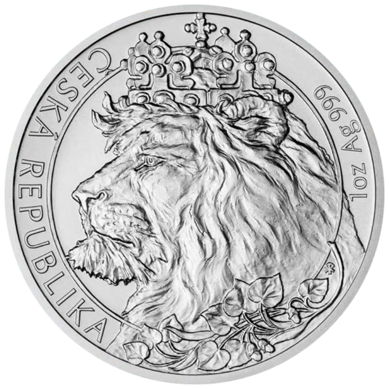 Czech Lion Silver Coin 1 Oz 2021