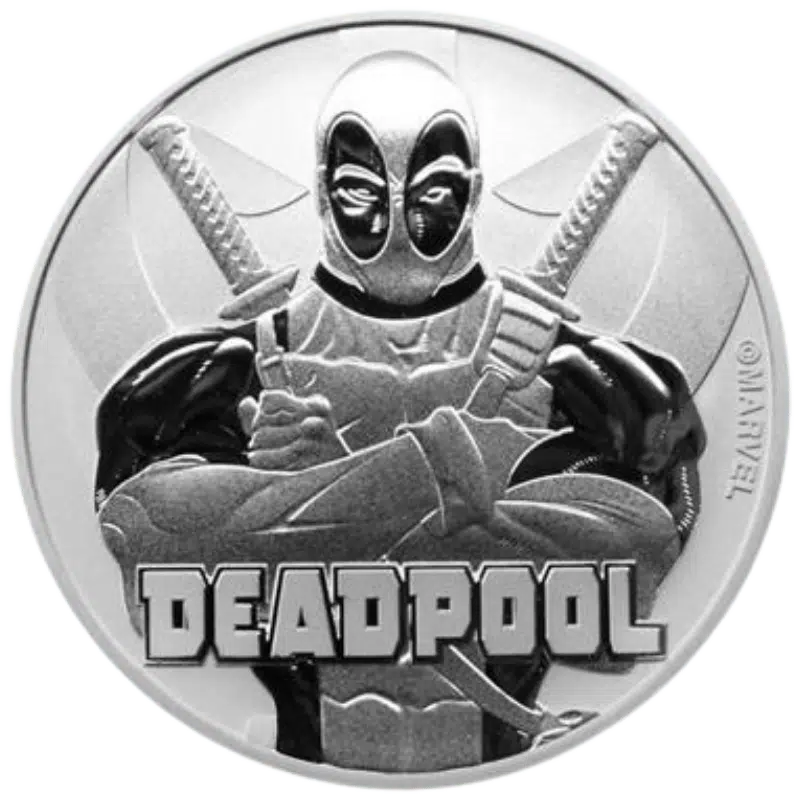 Marvel - Deadpool Silver Coin 1 Oz 2018