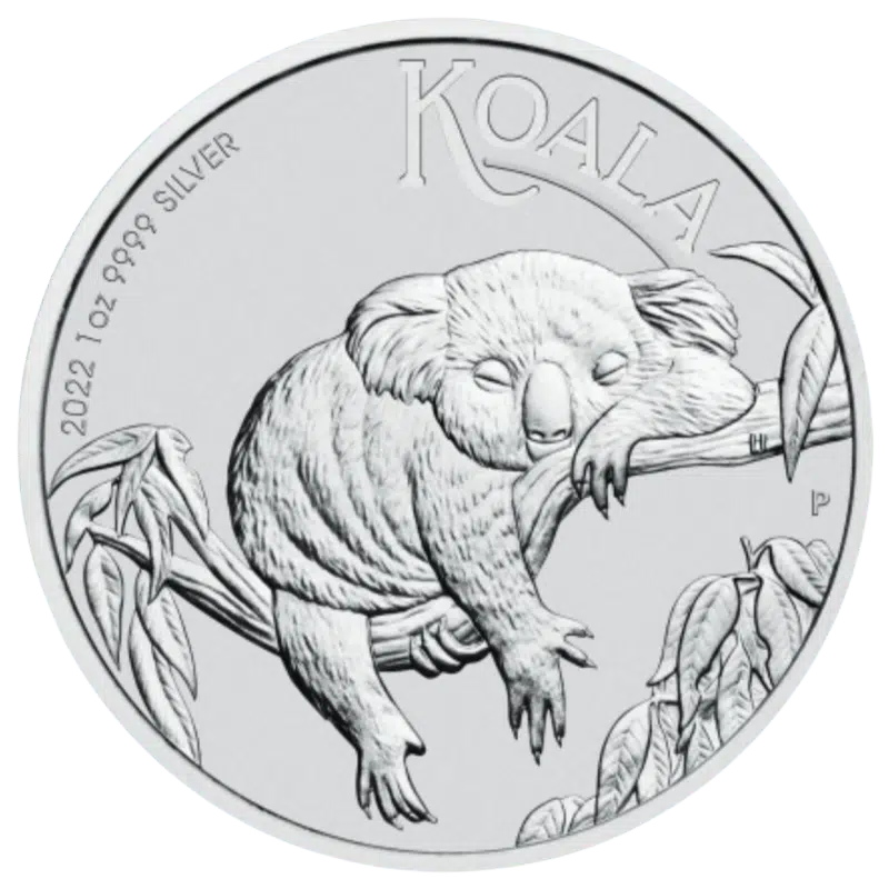 Australian Koala Silver Coin 1 Oz 2022