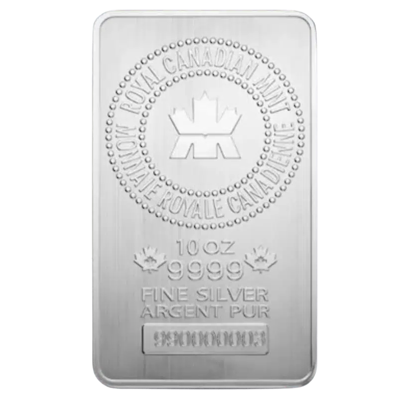 Canadian Royal Silver Bar 10 oz