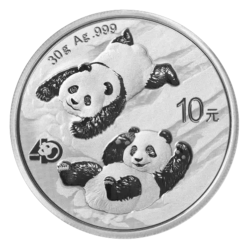 Chinese Panda Silver Coin 30 Gram 2022