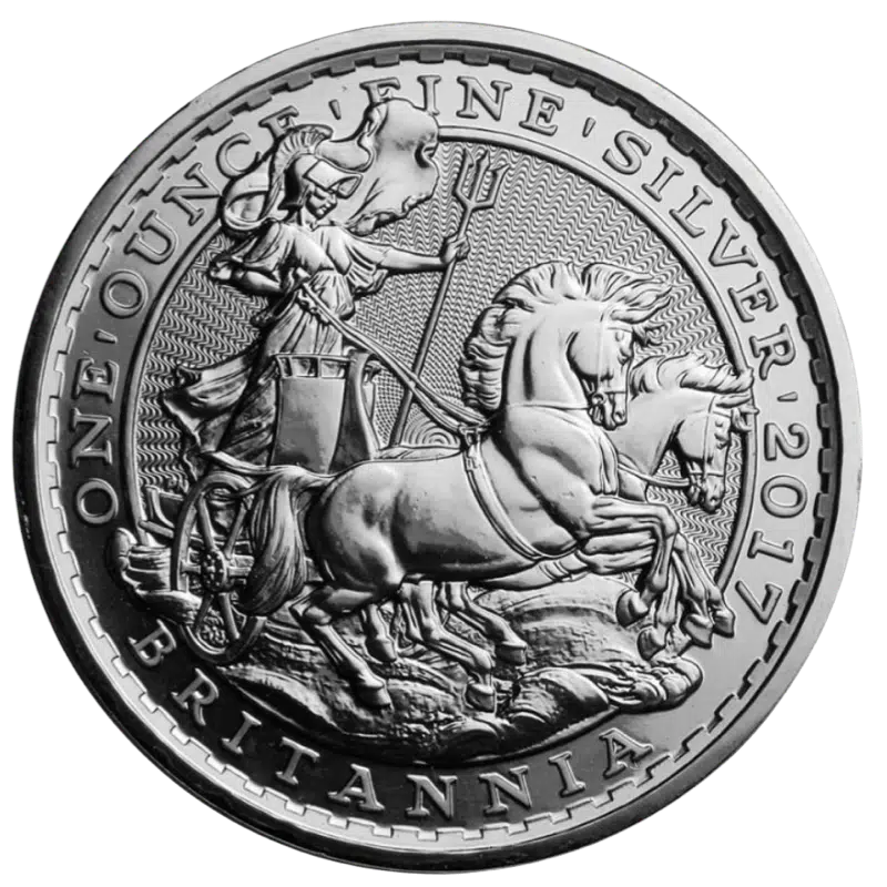 Britannia 20th Anniversary Chariot Silver Coin 1 Oz 2017
