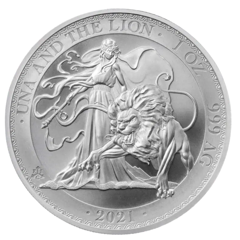 Una And The Lion Silver Coin 1 Oz 2021