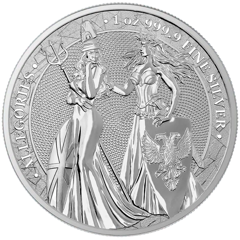Allegories - Germania & Britannia Silver Coin 1 Oz 2019
