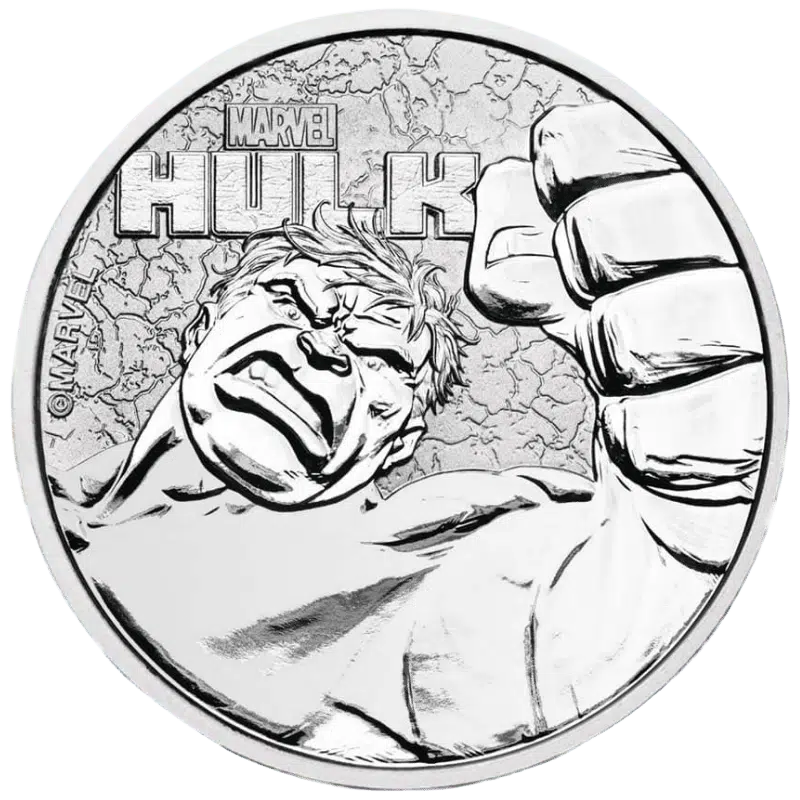 Marvel - Hulk Silver Coin 1 Oz 2019