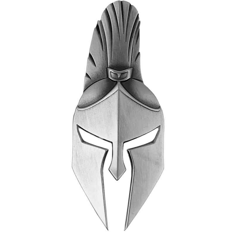 Ancient Warriors Mask - Spartan Silver 2 Oz 2021