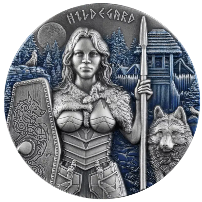 Valkyries - Hildegard Silver Coin 2 Oz 2022