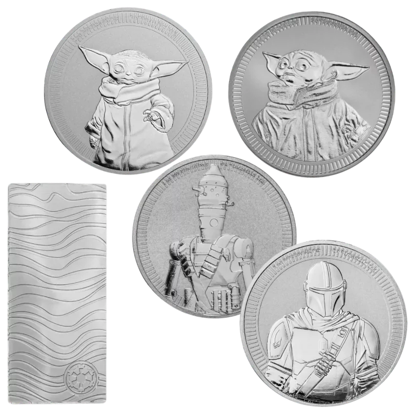 Star Wars - Mandalorian Series Silver 5 x 1 Oz