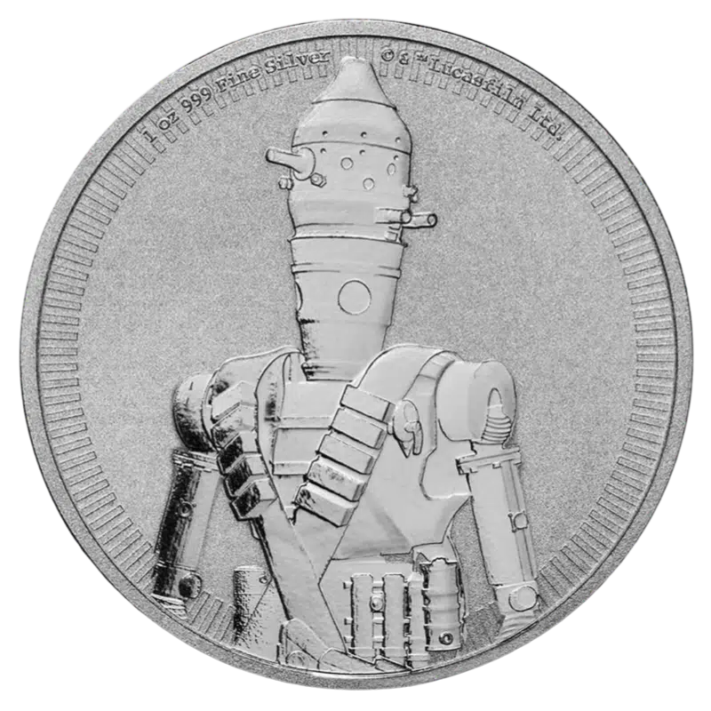 Star Wars - Mandalorian - IG11 Silver Coin 1 Oz 2022