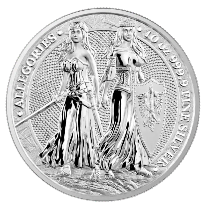 Allegories - Germania & Polonia Silver Coin 10 Oz 2022