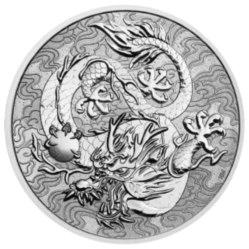 Chinese Myths and Legends -  Dragon Silver Coin 1 Oz 2021