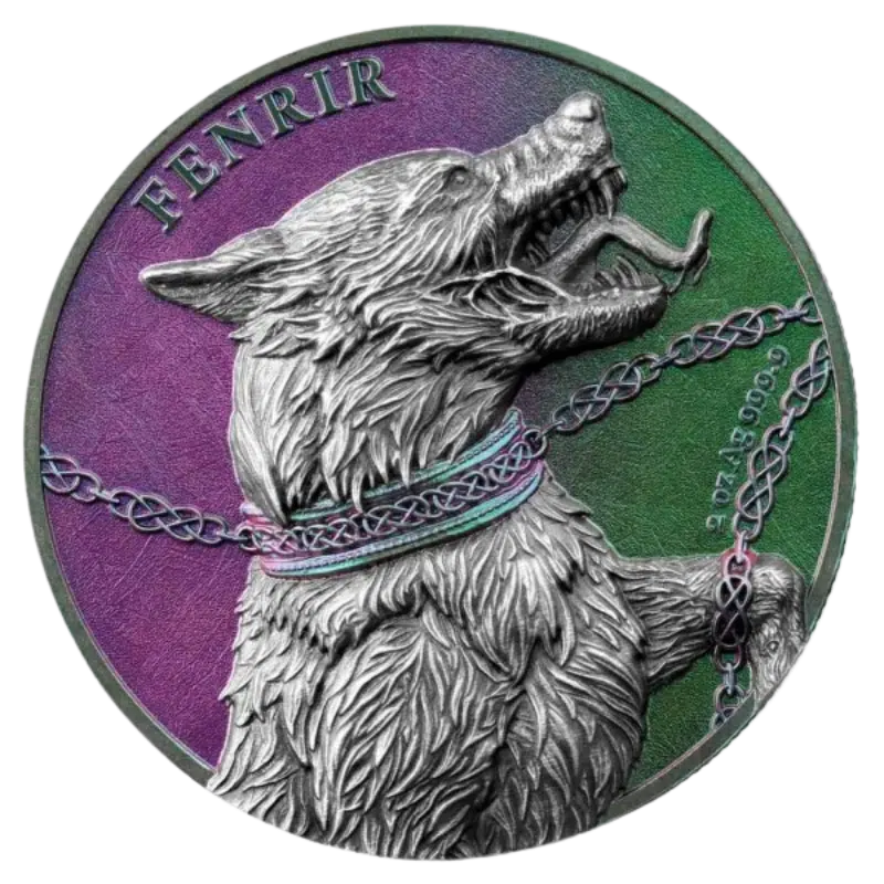 Germania Beasts - Fenrir Ultra Double Silver Coin 2 Oz 2022