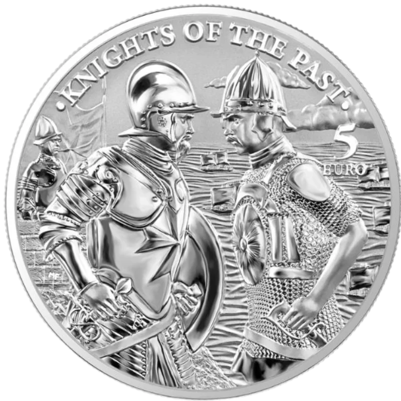 Knights Of The Past Silver Coin 1 Oz 2022