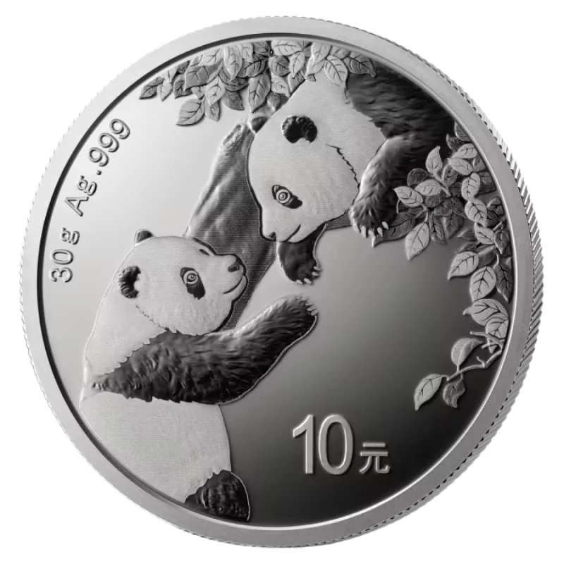 Chinese Panda Silver Coin 30 Gram 2023
