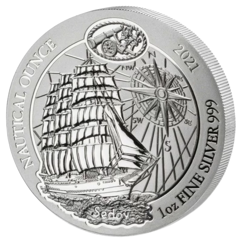 Nautical Ounce - Sedov Silver Coin 1 Oz 2021