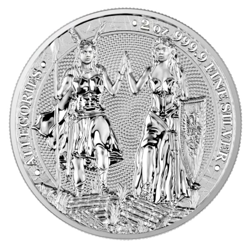 Allegories - Germania & Galia Silver Coin 2 Oz 2023