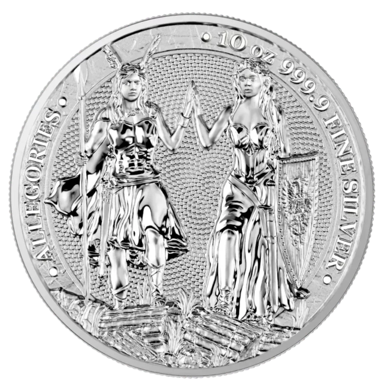 Allegories - Germania & Galia Silver Coin 10 Oz 2023
