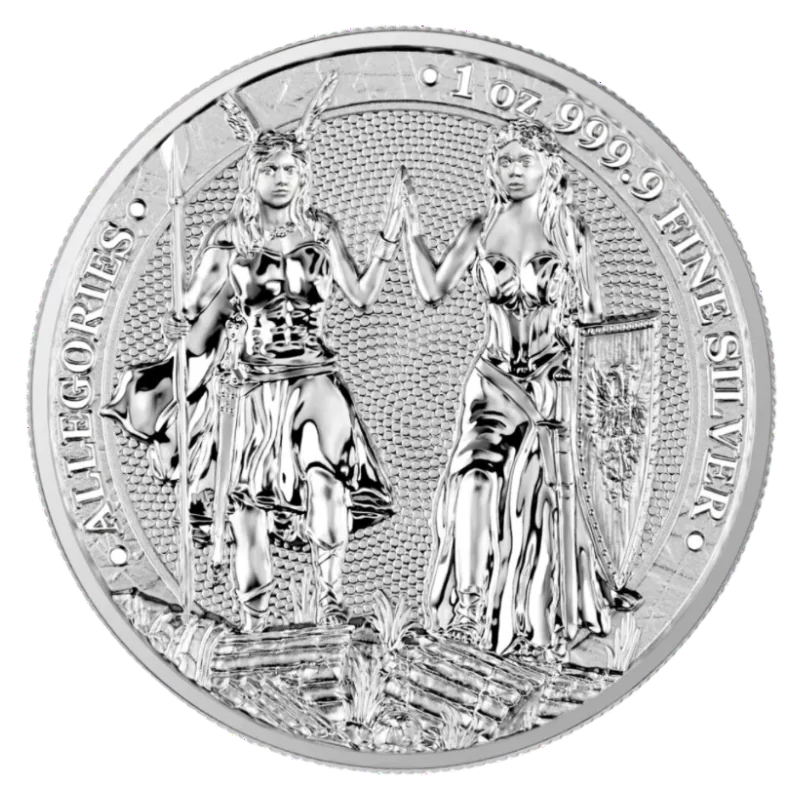 Allegories - Germania & Galia Silver Coin 1 Oz 2023