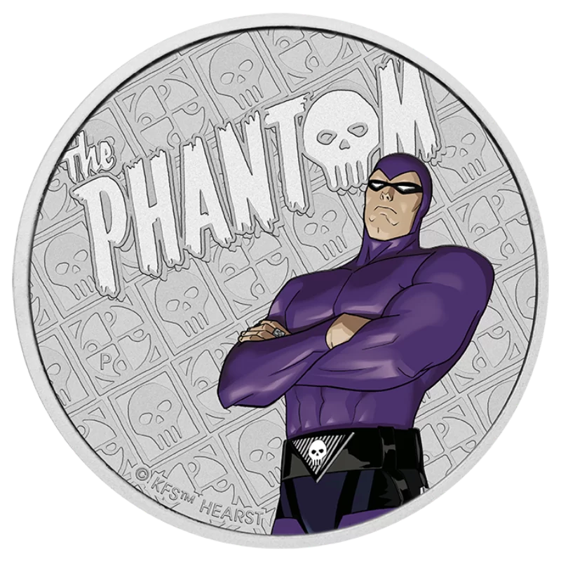 The Phantom Silver Color Coin 1 Oz 2023