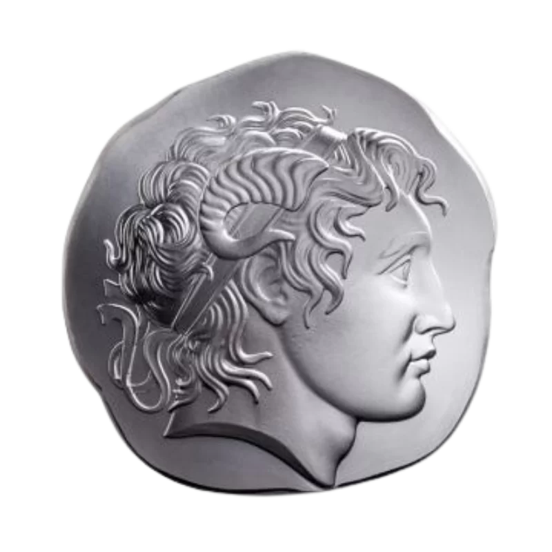 Sculptural Art Collection – Alexander The Great Silver Bar 5 Oz