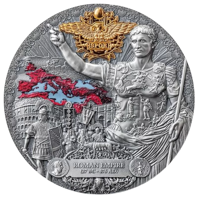 Legacy of the Greatest Empires - Roman Empire Silver Coin 2 Oz 2023