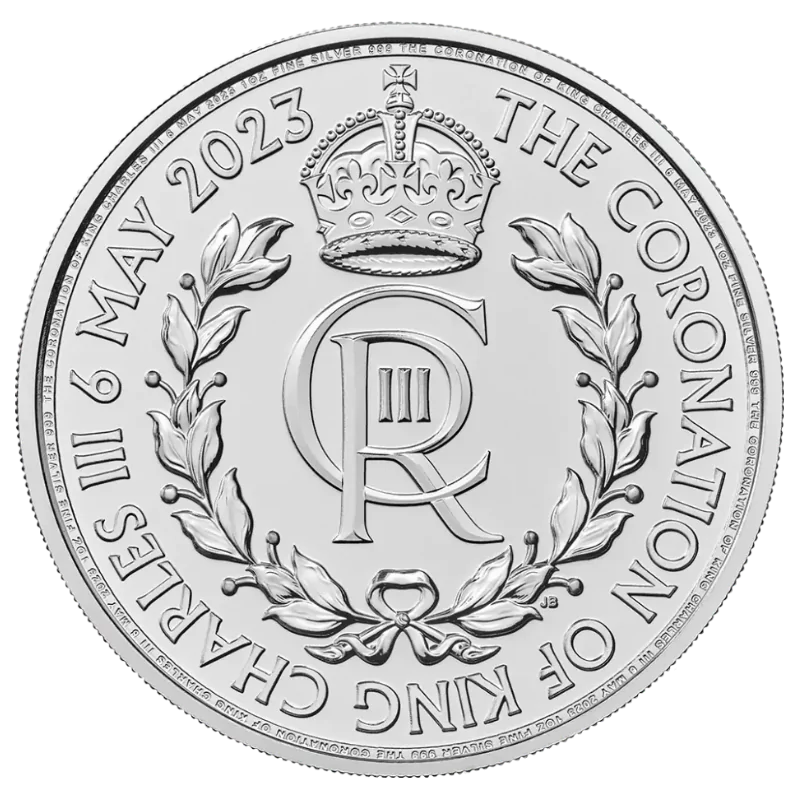 Britannia Coronation of His Majesty King Charles III Silver Coin 1 Oz 2023