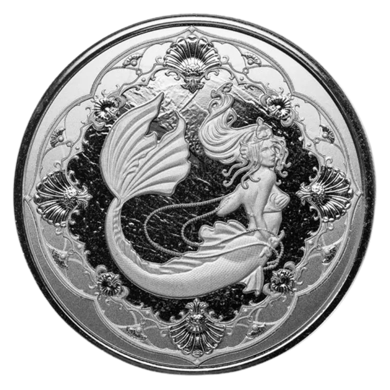 Mermaid Princess of the Seas Silver Coin 1 Oz 2022