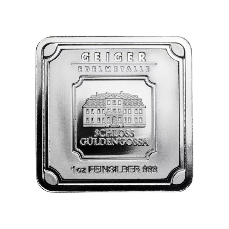 ‏Geiger Edelmetalle - Square Silver Bar Series 30 x 1 Oz