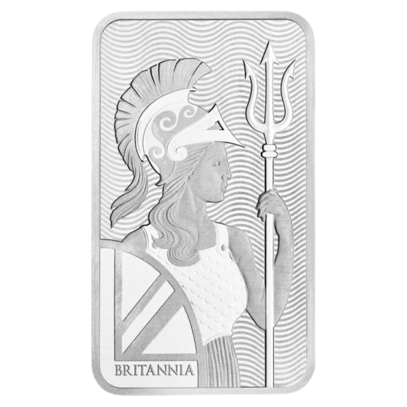 Britannia Standing Silver Bar 100 Gram