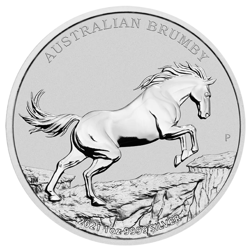 Australian Brumby Silver Coin 1 Oz 2021
