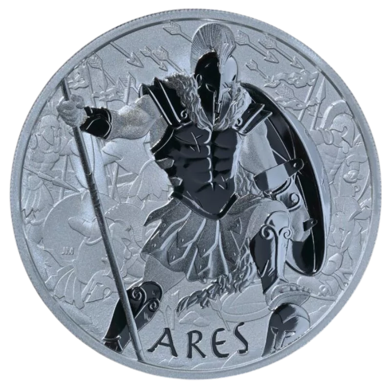 Gods of Olympus – Ares Silver Coin 1 Oz 2023