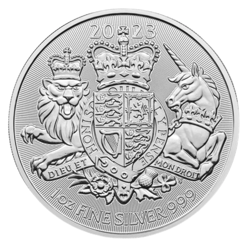 Britannia Royal Arms Silver Coin 1 Oz 2023