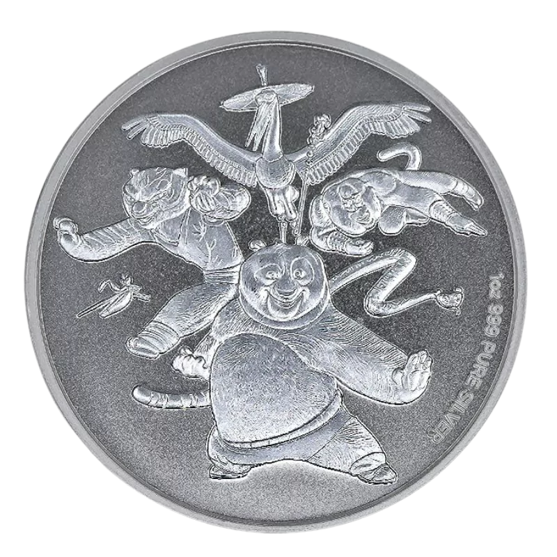 Kung Fu Panda - 15 Years of Awesomeness Silver Coin 1 Oz 2023