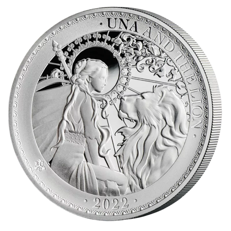 Una and The Lion Silver Coin Proof 1 Oz 2022