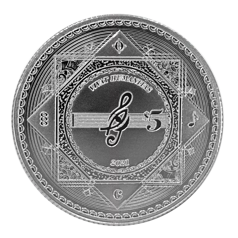 Vivat Humanitas Tokelau Silver Coin 1 Oz 2021