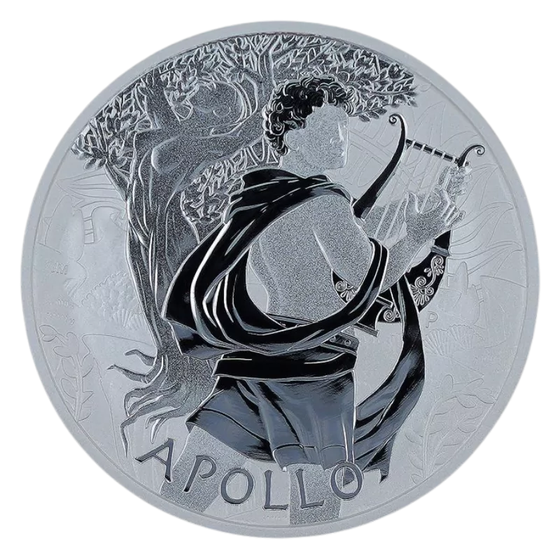 Gods of Olympus – Apollo Silver Coin BU 1 Oz 2023
