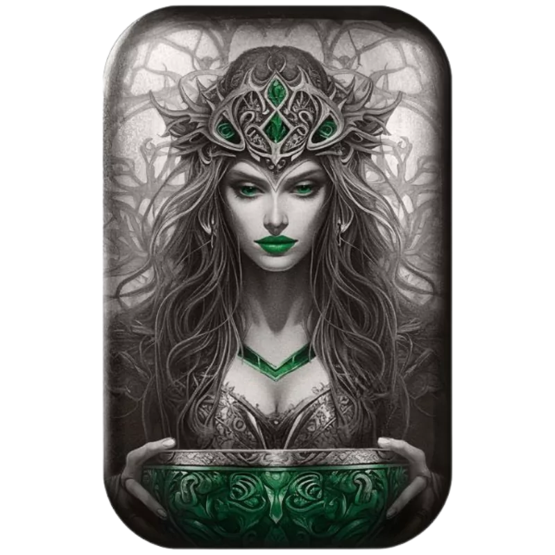 Goddesses - Sigyn Silver Cast Bar 2 Oz