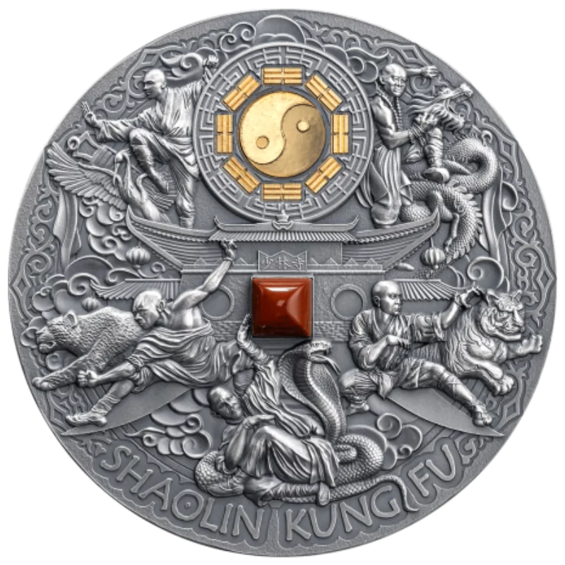 Martial Arts Styles - Shaolin Kung Fu Silver Coin 5 Oz 2024