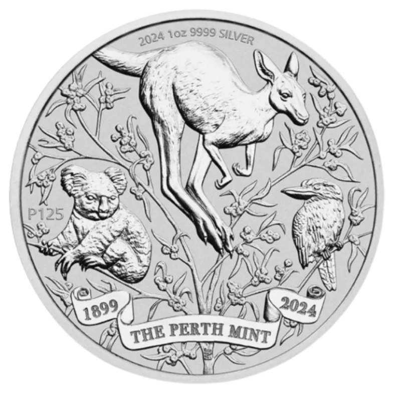 The Perth Mint's 125th Anniversary Silver Coin 1 Oz 2024