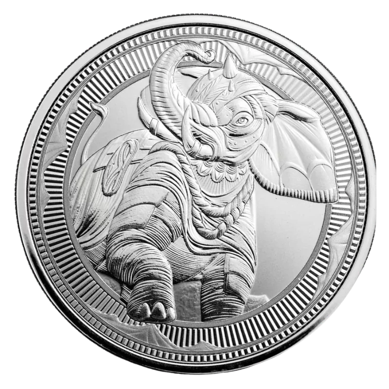 War Elephant - Gibraltar 1 Oz Silver Coin 2023